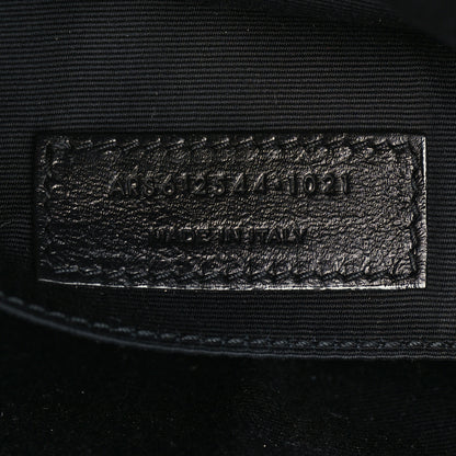 Saint Laurent Calfskin Matelasse Monogram Lou Camera Bag Black 7 of 9