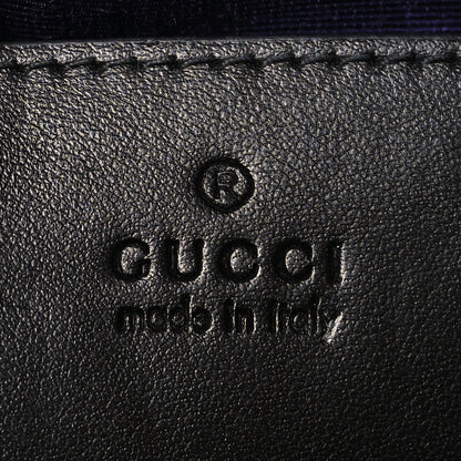 Gucci Nylon Calfskin Enamel GG Matelasse Shoulder Bag Black 6 of 9