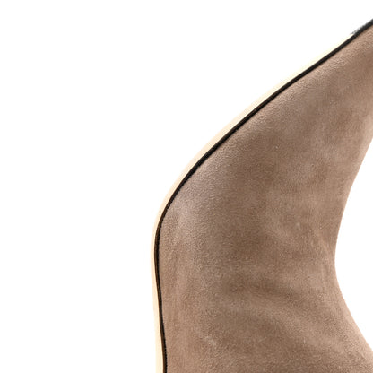 Jimmy Choo Suede Beren 85 Boots 36 Light Mocha 15 of 16