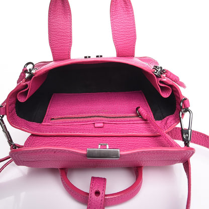 3.1 Phillip Lim 3.1 Textured Calfskin Mini Pashli Satchel Fuchsia 5 of 11