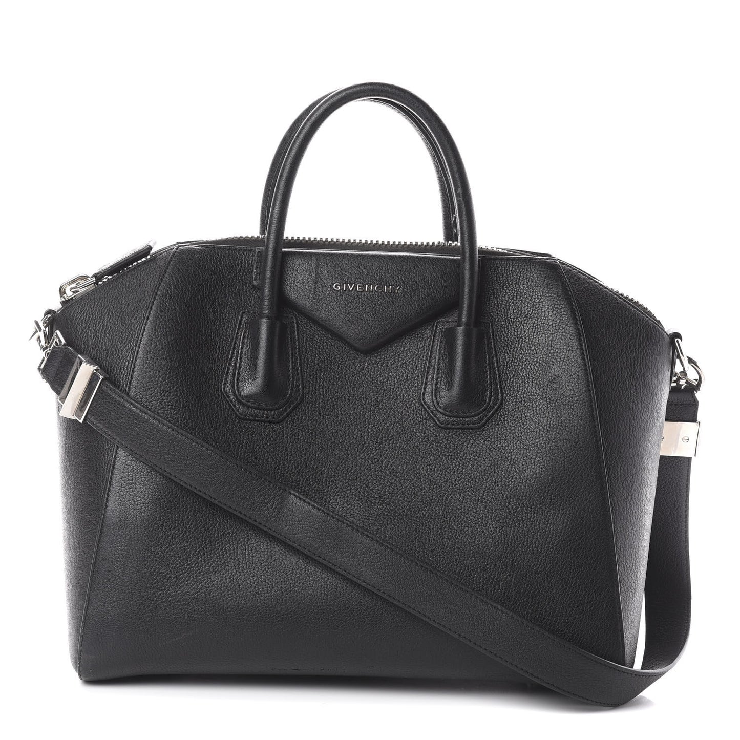 Sugar Goatskin Medium Antigona Black