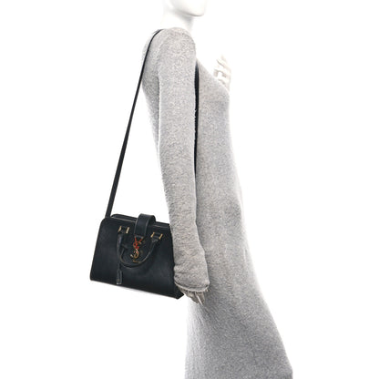 Saint Laurent Calfskin Monogram Baby Cabas Black 2 of 14