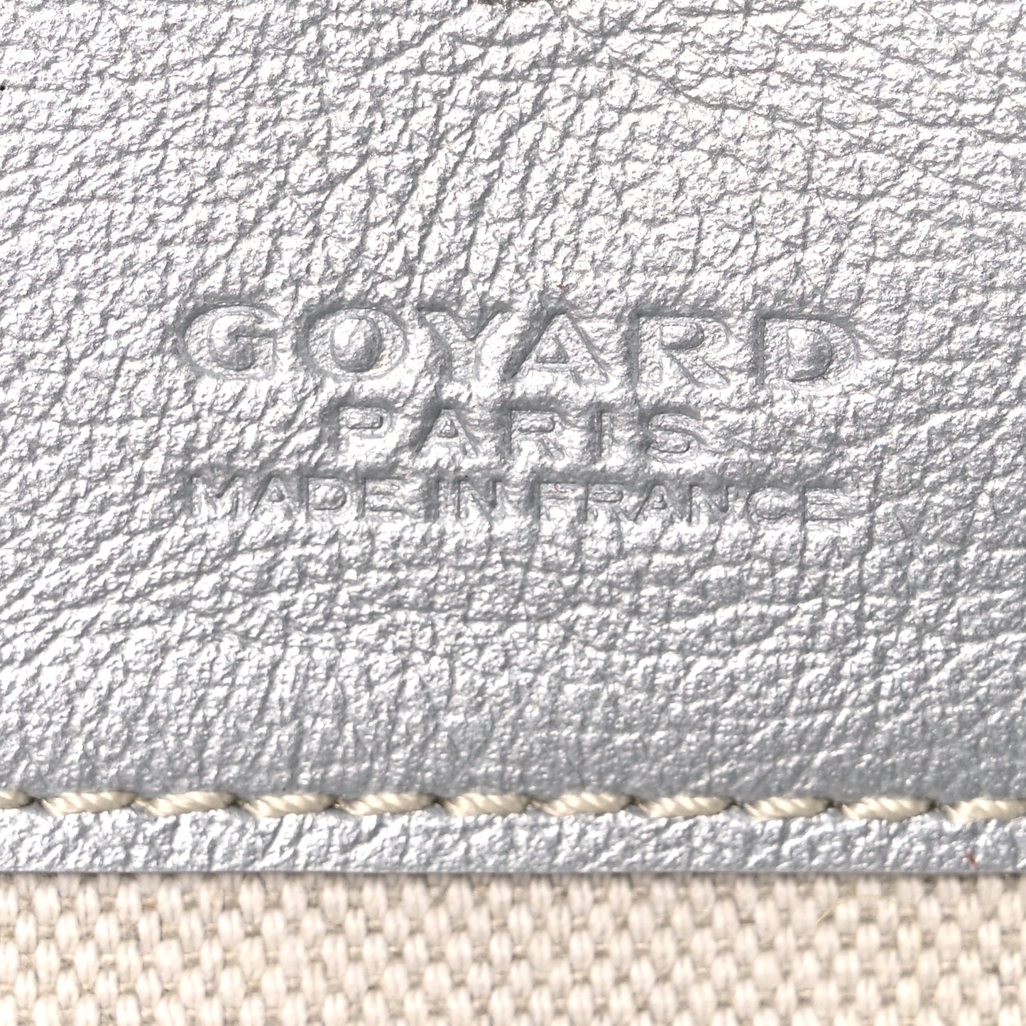 Goyardine Precious Metals Saint Louis GM Silver