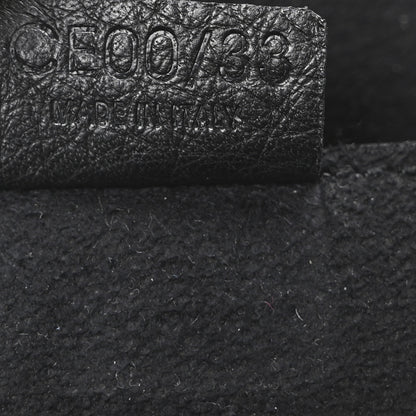 Celine Pebbled Calfskin Studded Boogie Satchel Black 7 of 10