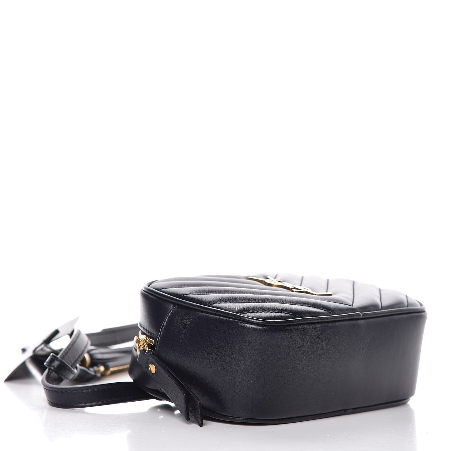 Calfskin Matelasse Monogram Lou Belt Bag Navy