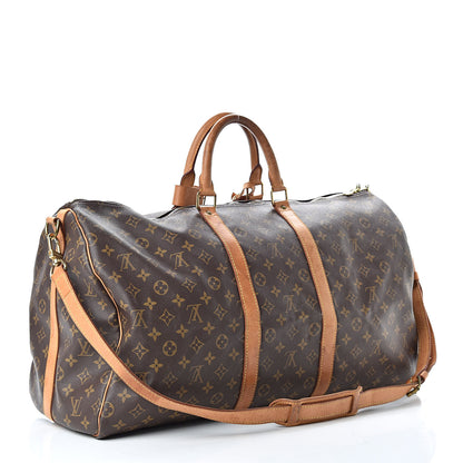 Louis Vuitton Monogram Keepall Bandouliere 55 3 of 27