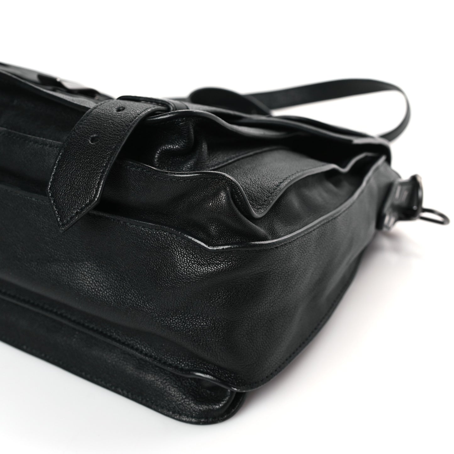 Lambskin Medium PS1 Satchel Black