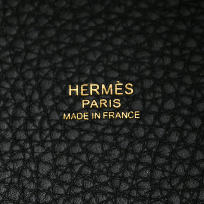 Hermes Taurillon Clemence Picotin Lock 22 MM Black 6 of 10