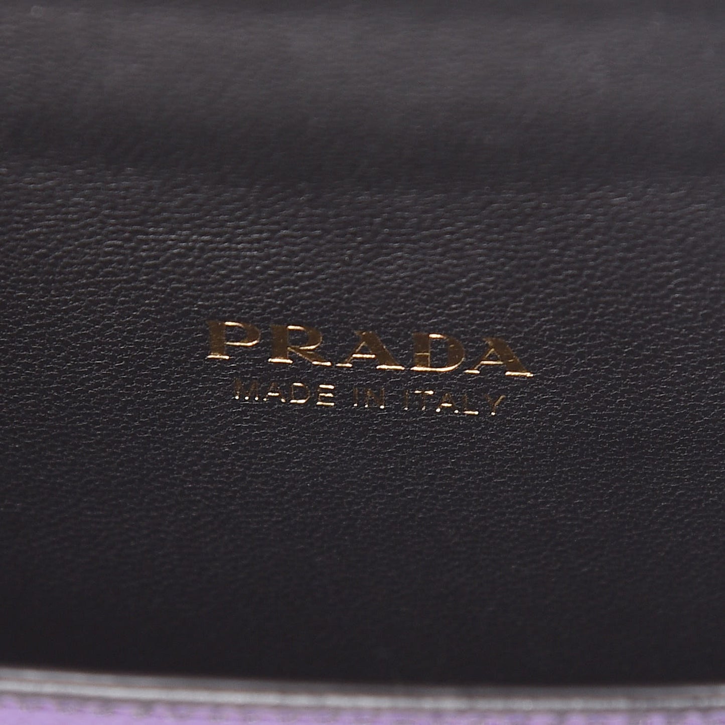 Saffiano Astrology Mini Cahier Bag Viola Black