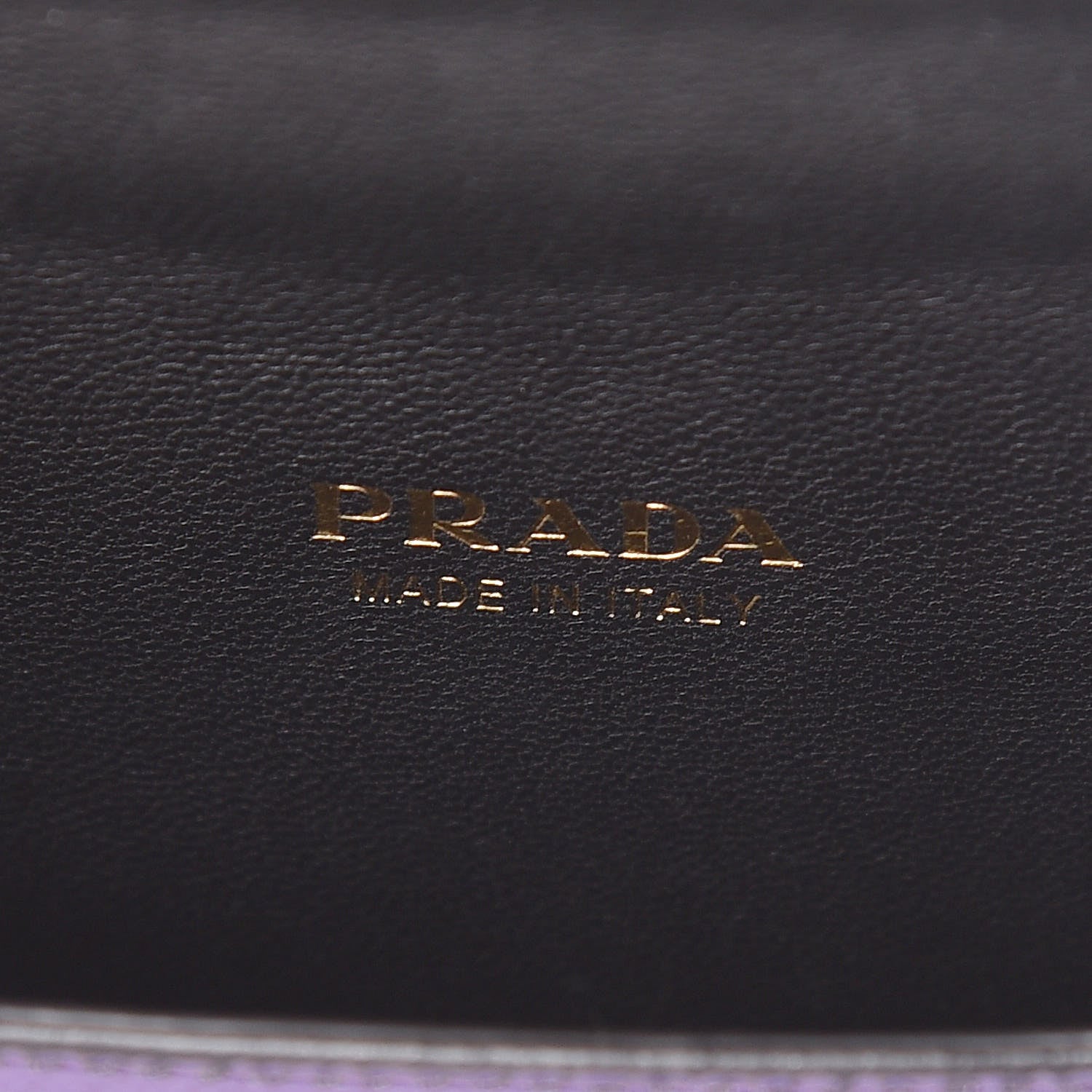 Prada Saffiano Astrology Mini Cahier Bag Viola Black 6 of 10