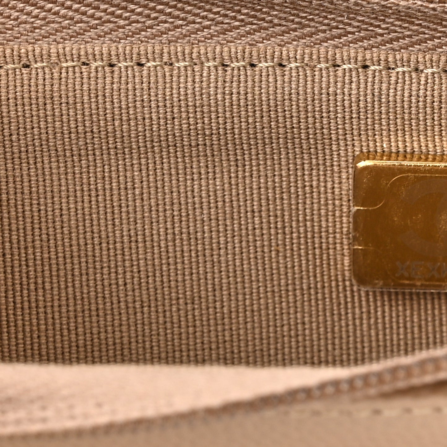 Caviar Quilted Wallet On Chain WOC Dark Beige