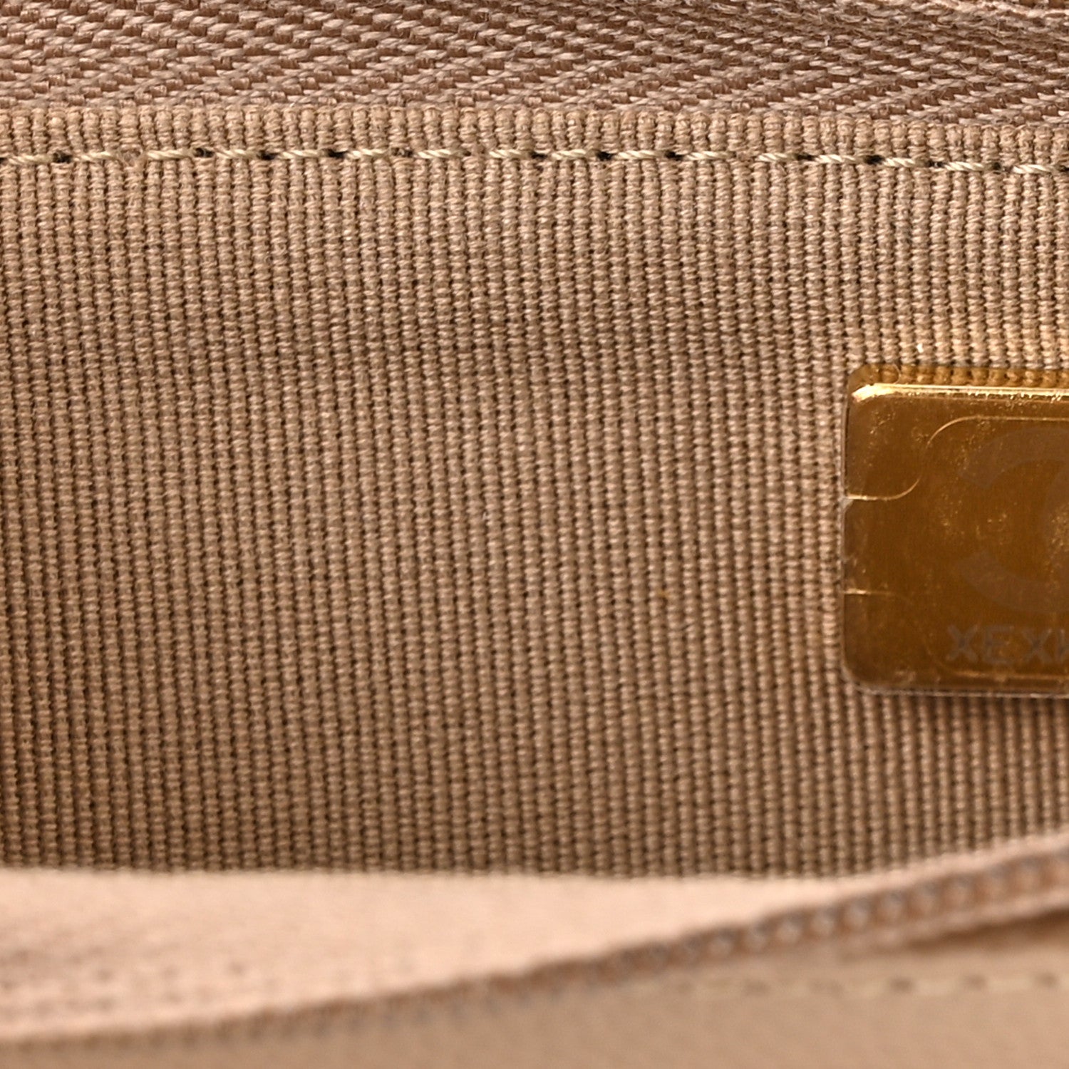 Chanel Caviar Quilted Wallet On Chain WOC Dark Beige 8 of 12