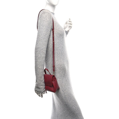 Mansur Gavriel Calfskin Mini Soft Lady Bag Claret 2 of 9