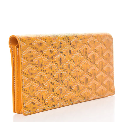 Goyard Goyardine Richelieu Wallet Yellow 3 of 7