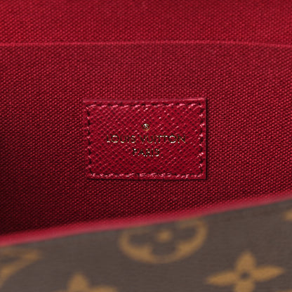 Louis Vuitton Monogram Pochette Felicie Chain Wallet Fuchsia 6 of 11