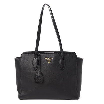 Prada Vitello Phenix Tote Black 1 of 9