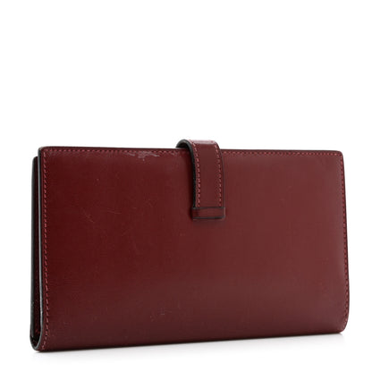 Hermes Box Bearn Gusset Wallet Rouge H 3 of 10