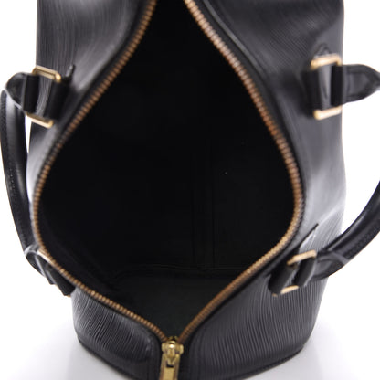 Louis Vuitton Epi Speedy 25 Black 5 of 11