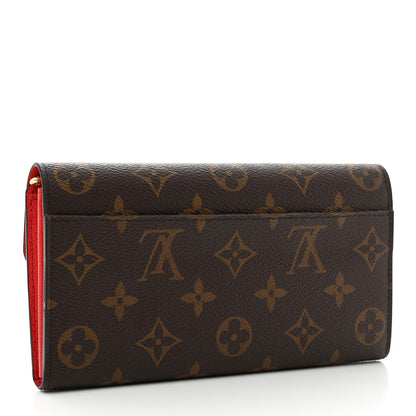 Louis Vuitton Monogram Sarah Wallet NM Coquelicot 3 of 6