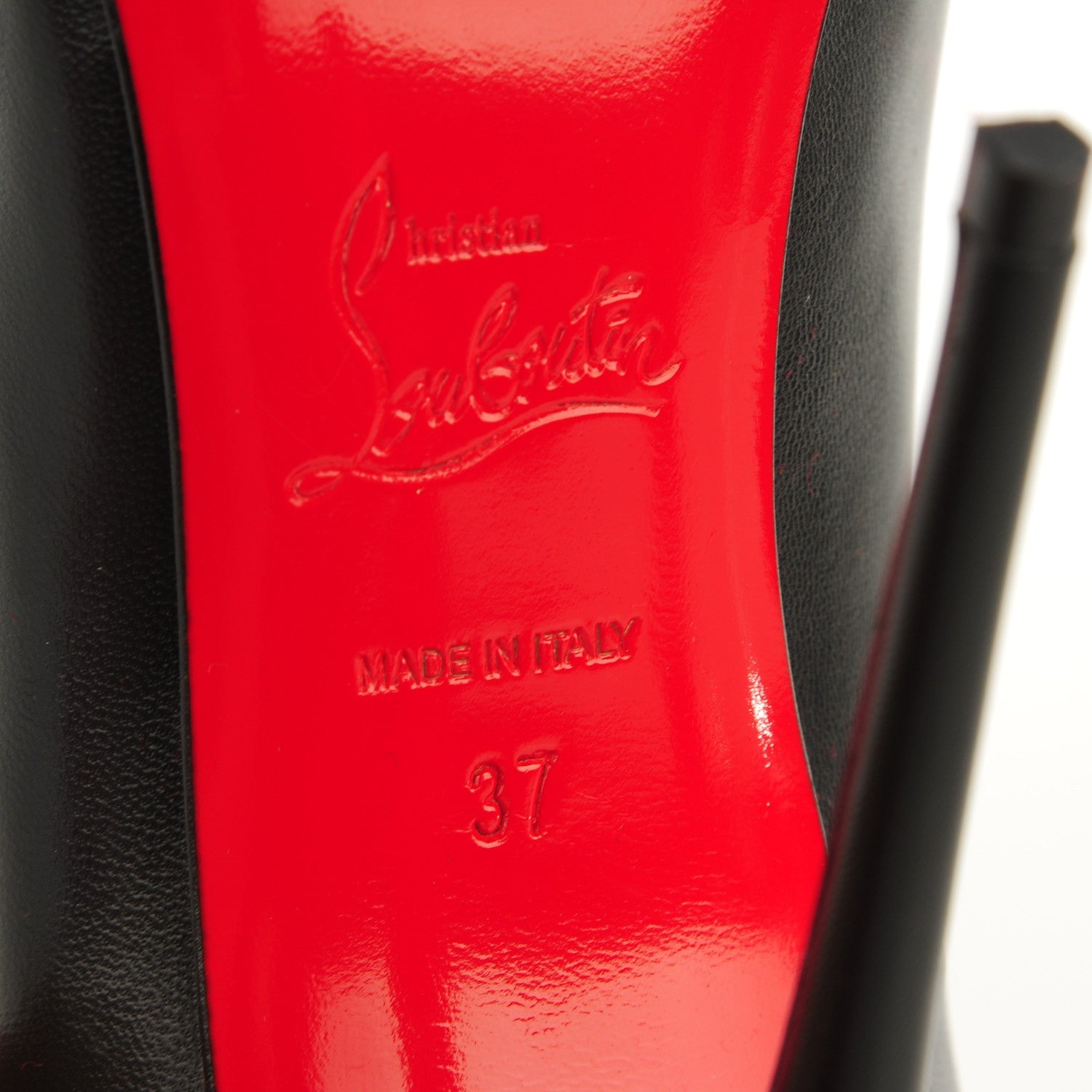 Christian Louboutin Kid Cabo 120 Pumps 37 Black Multicolor 7 of 7