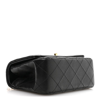 Chanel Caviar Quilted Metal Top Handle Mini Flap Black 4 of 11