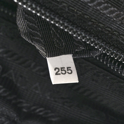 Prada Tessuto Nylon Triangle Shoulder Bag Black 7 of 10