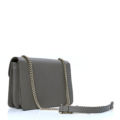 Gucci Dollar Calfskin Small Interlocking G Shoulder Bag Loess 2 of 4