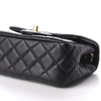 Chanel Lambskin Quilted Mini Pearl Crush Flap Black 6 of 9