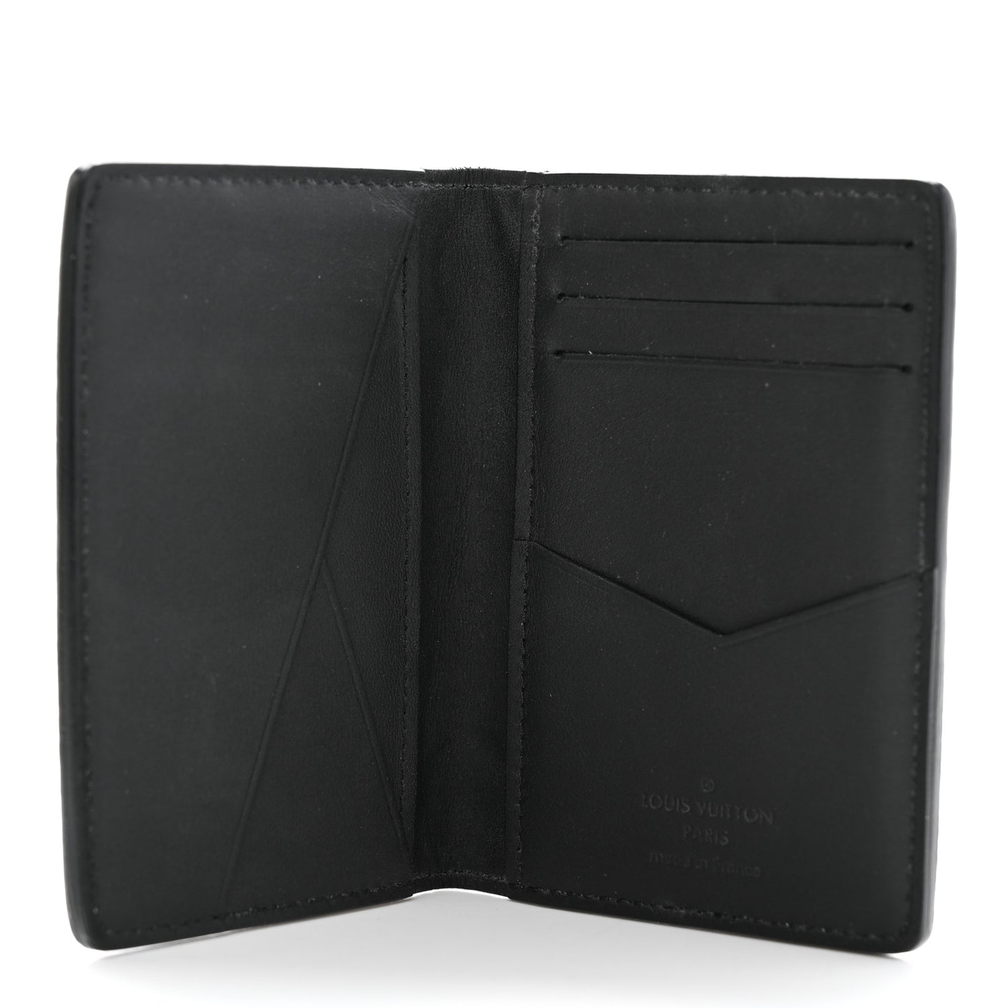 Taurillon Monogram Pocket Organizer Black