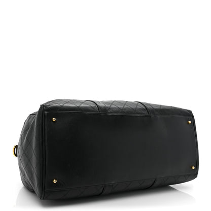 Chanel Calfskin Stitched CC Boston Black 3 of 19