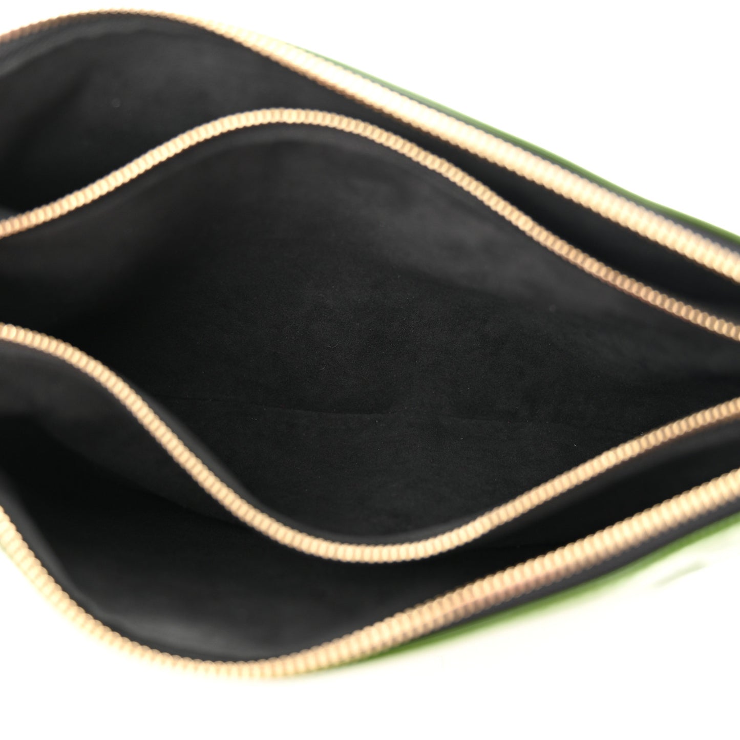 Patent Embossed Monogram Coussin PM Green Black