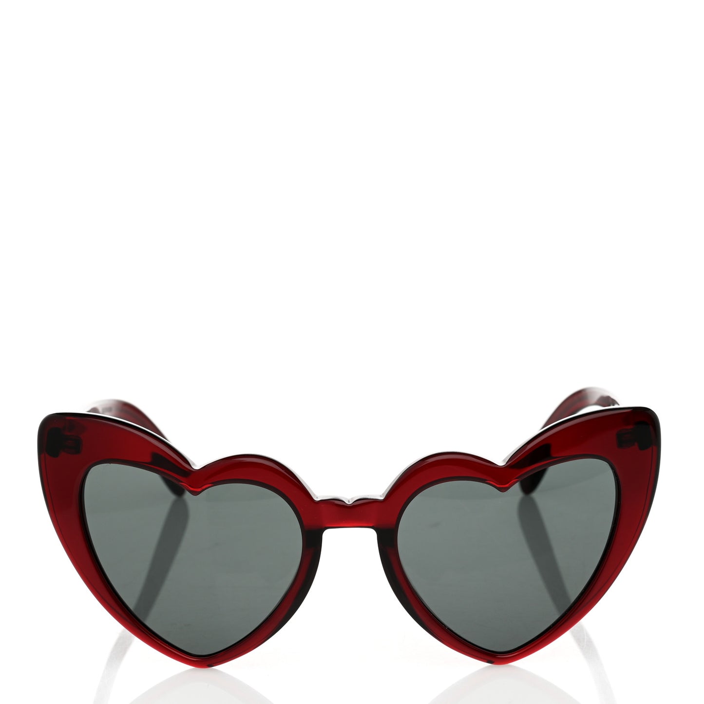 Acetate Heart Frame Loulou SL181 Sunglasses Burgundy