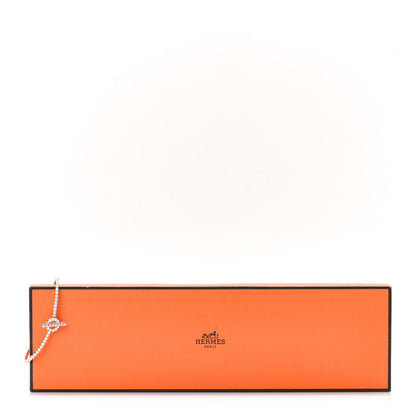 Hermes 18K Rose Gold Diamond Finesse Link Bracelet SH 5 of 5