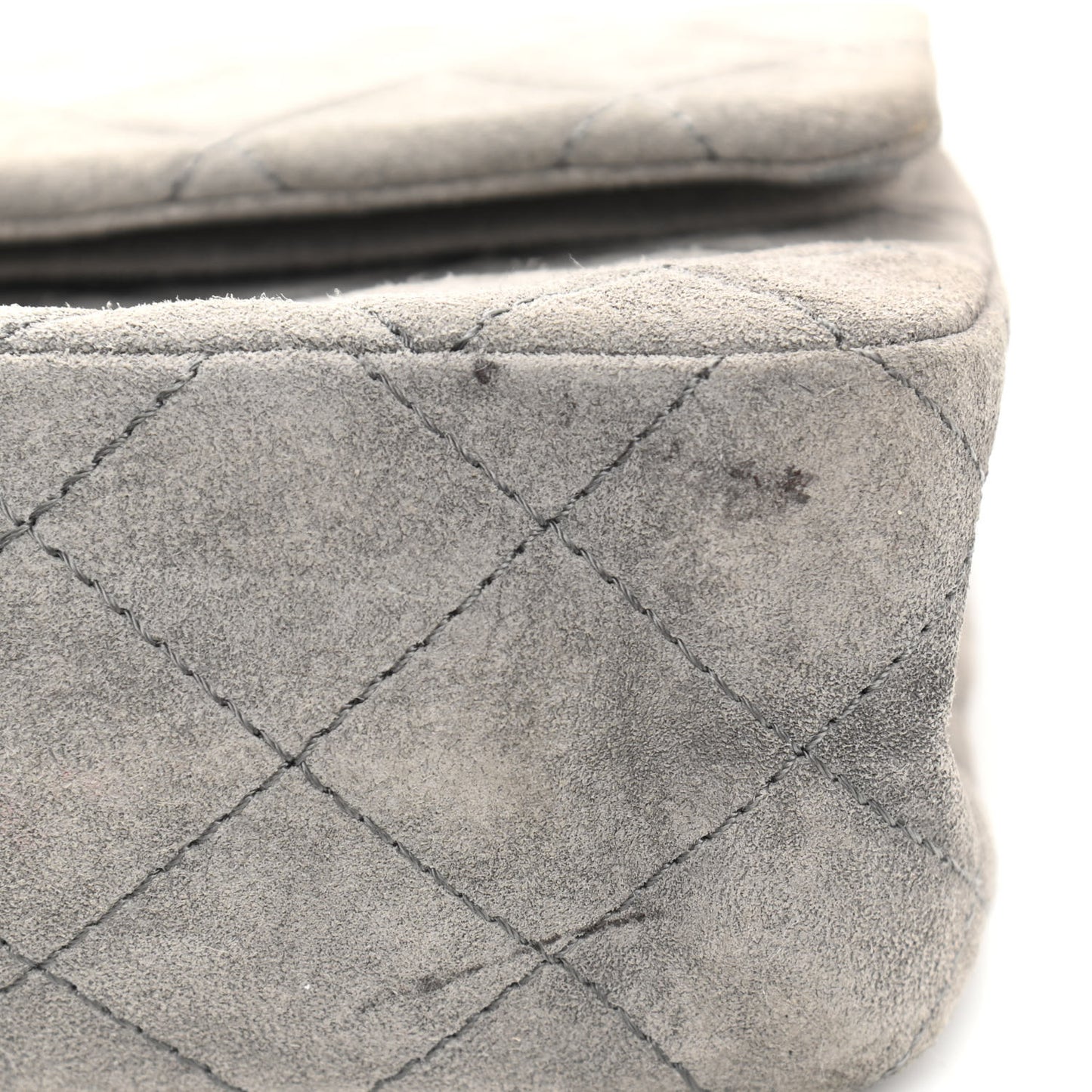 Suede Calfskin 2.55 Reissue 227 Flap Grey