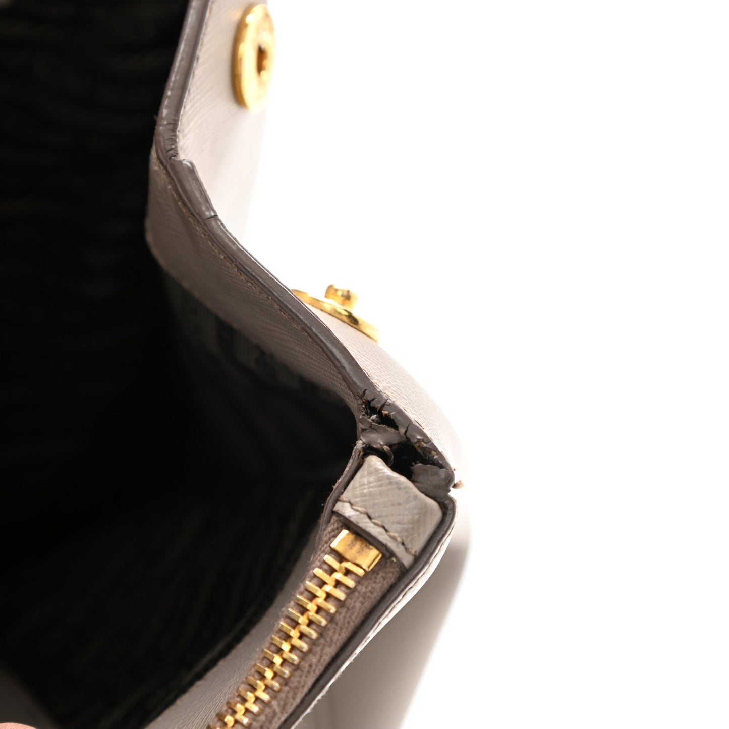 Saffiano Large Galleria Double Zip Tote Argilla