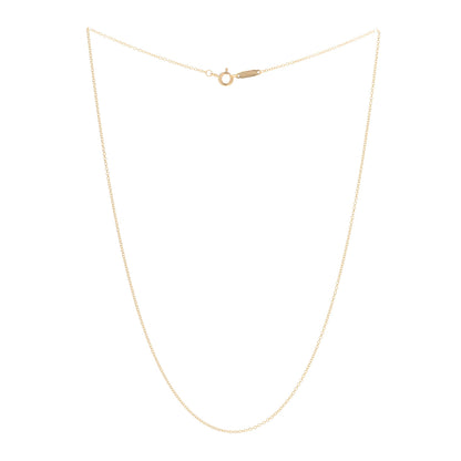 Tiffany 18K Yellow Gold Chain Necklace 16" 3 of 5