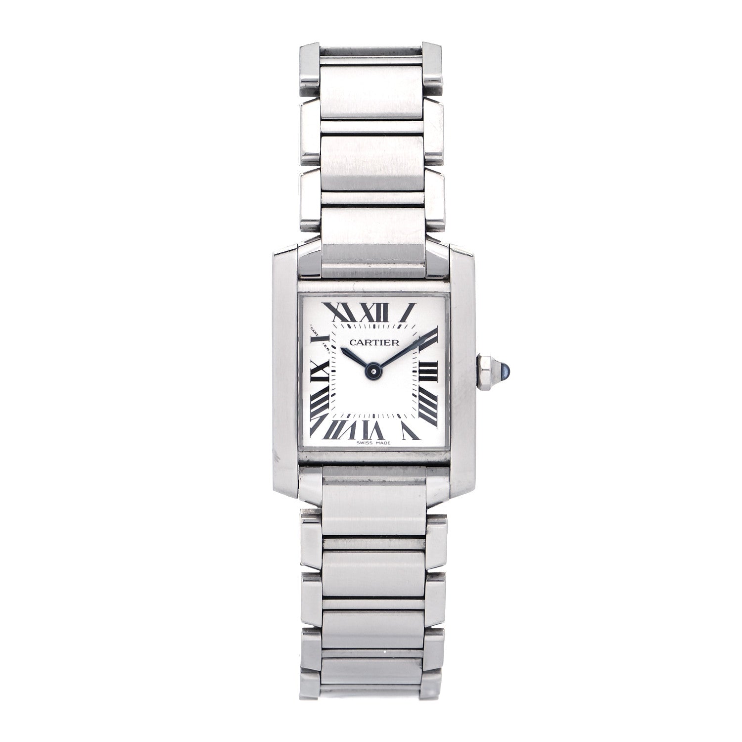 Cartier Stainless Steel 20mm Tank Francaise Quartz Watch 1 of 5