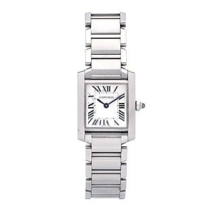 Cartier Stainless Steel 20mm Tank Francaise Quartz Watch 1 of 5