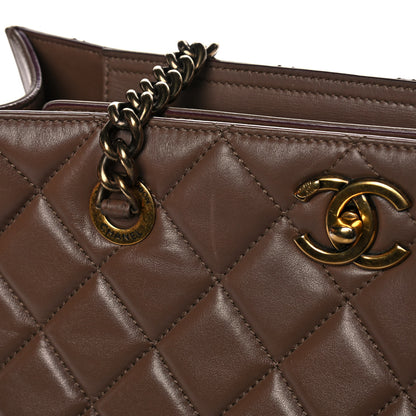 Chanel Calfskin Quilted Perfect Edge Tote Brown 11 of 23
