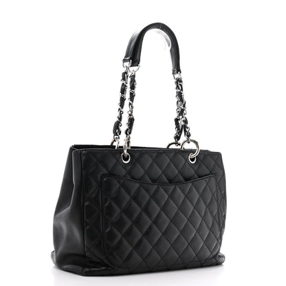 Chanel Caviar Quilted Grand Shopping Tote GST Black 3 of 15