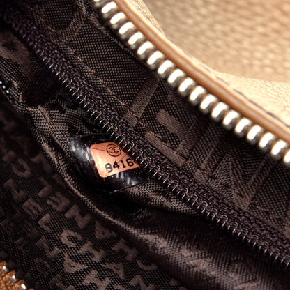 Chanel Calfskin Small Tassel Bowler Light Brown 7 of 9