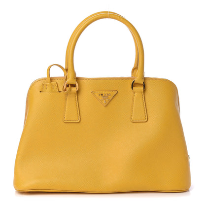 Prada Saffiano Lux Medium Promenade Tote Mimosa 1 of 10