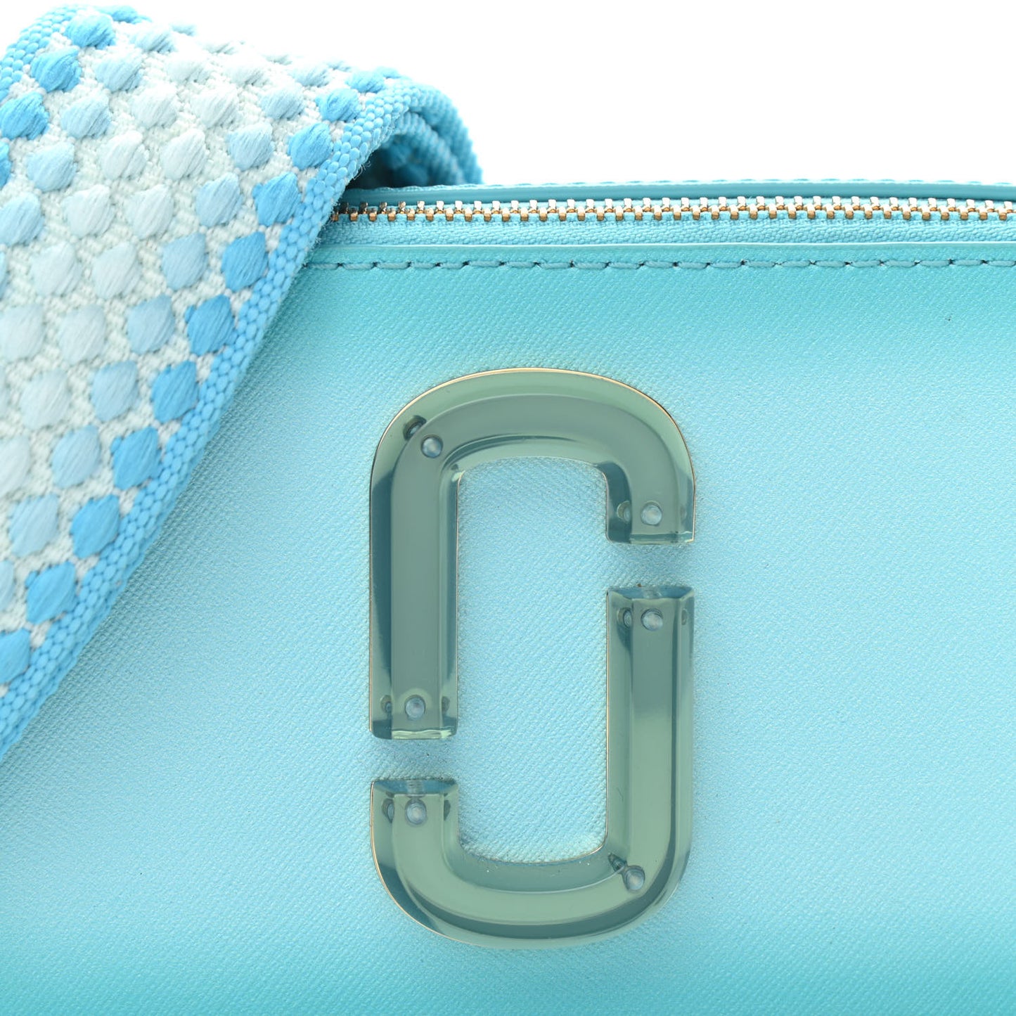 Saffiano Ombre Small Snapshot Camera Bag Blue Glow Multi