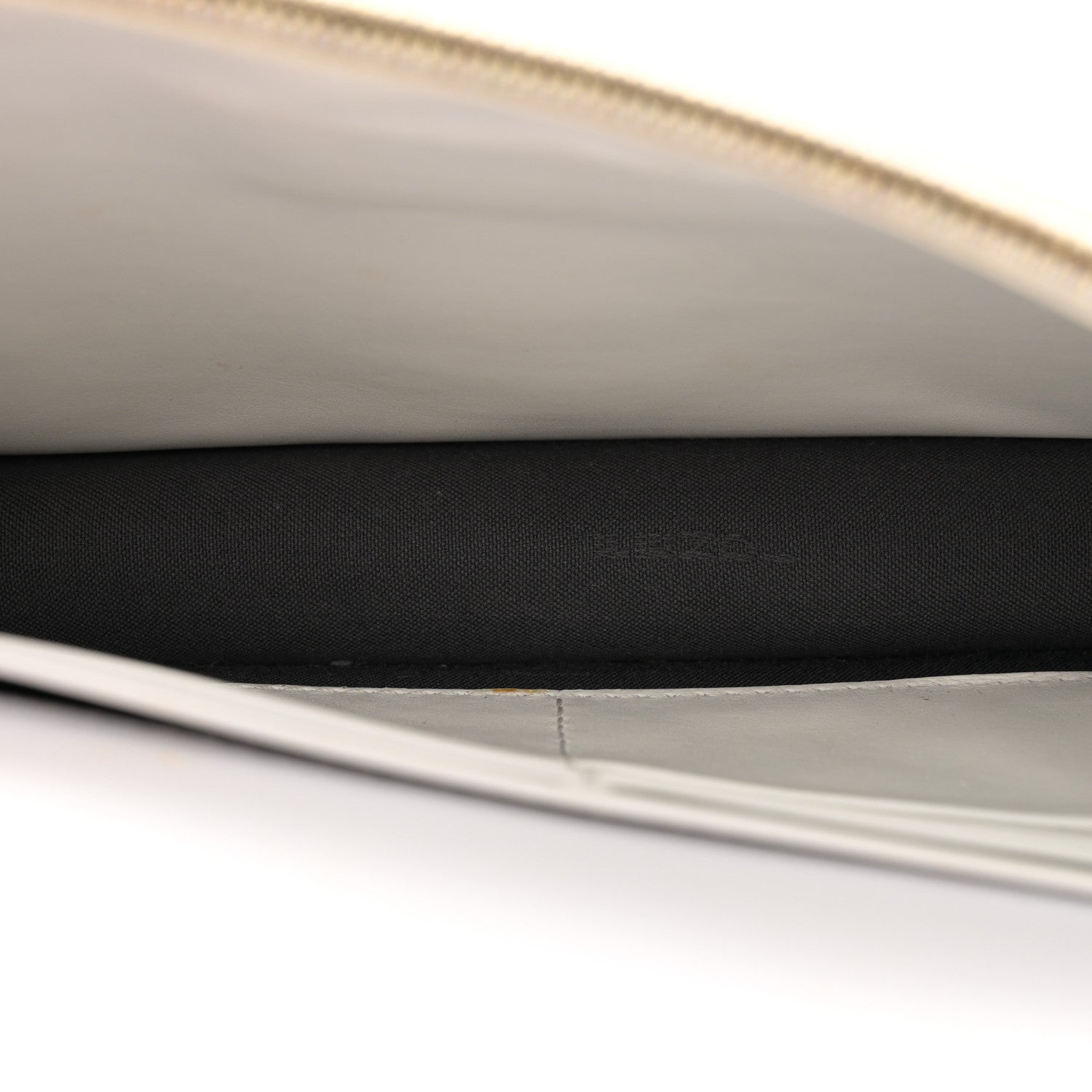 Fendi Vitello Cruise F is Fendi Medium Envelope Wallet on Chain Optical White 8 of 17