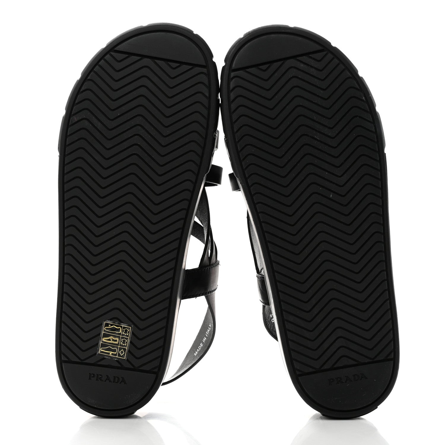 Prada Natural Calfskin Buckled Slingback 30mm Sandals 38 Black 5 of 8