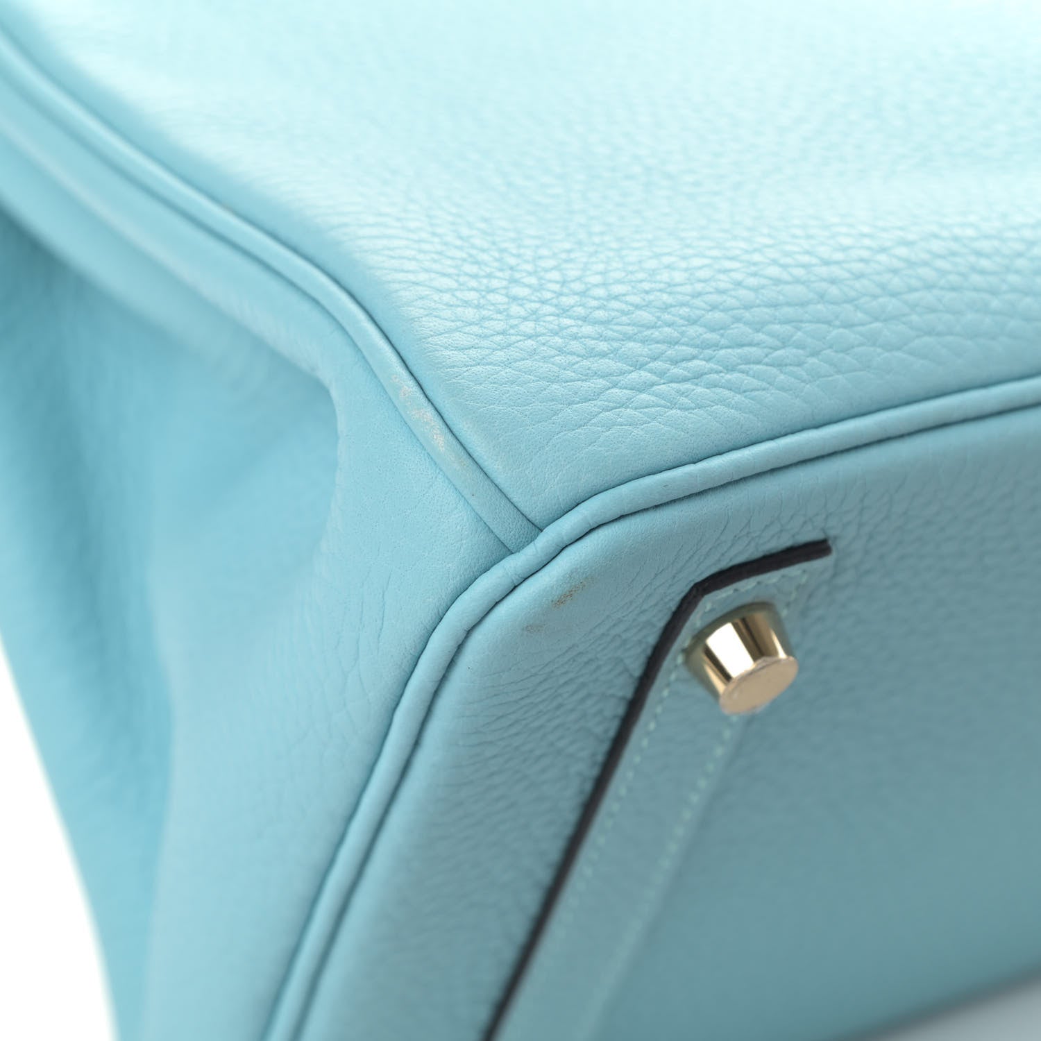 Hermes Togo Birkin 30 Bleu Atoll 5 of 11