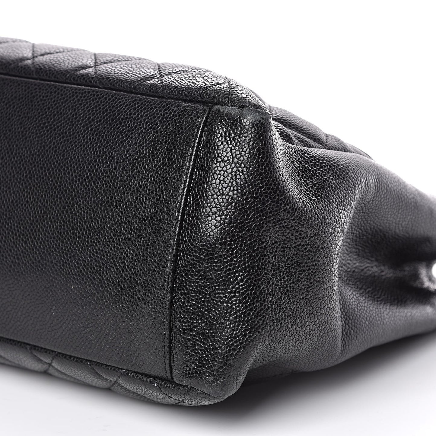Caviar Quilted Grand Shopping Tote GST Black