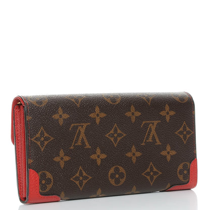 Louis Vuitton Monogram Sarah Retiro Wallet Cherry 3 of 8