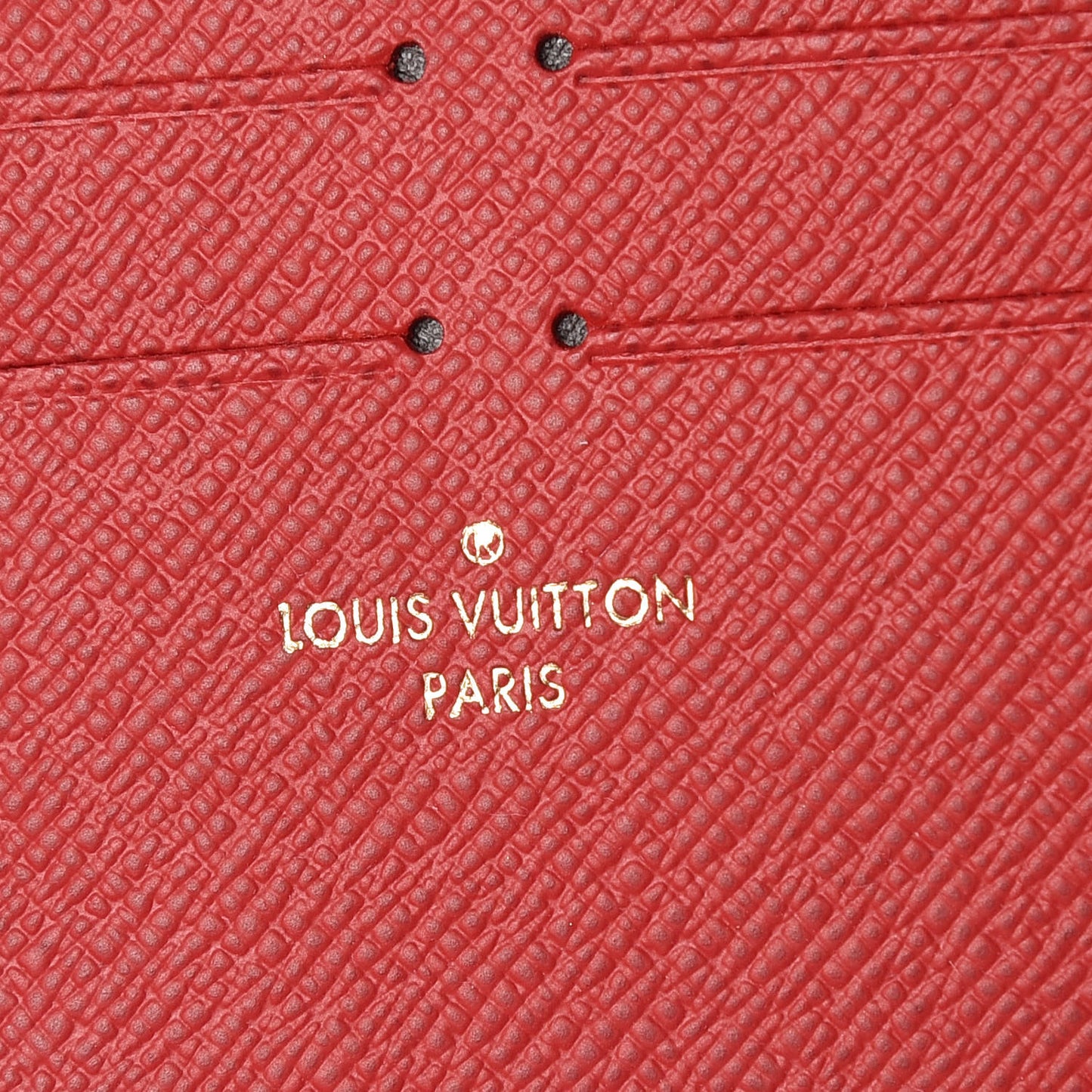 Calfskin Felicie Card Holder Insert Cherry