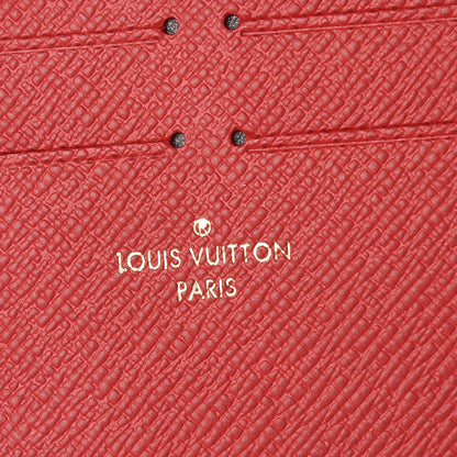 Louis Vuitton Calfskin Felicie Card Holder Insert Cherry 6 of 6